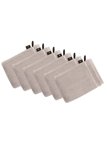 Vossen 6er Pack Waschhandschuh in urban grey