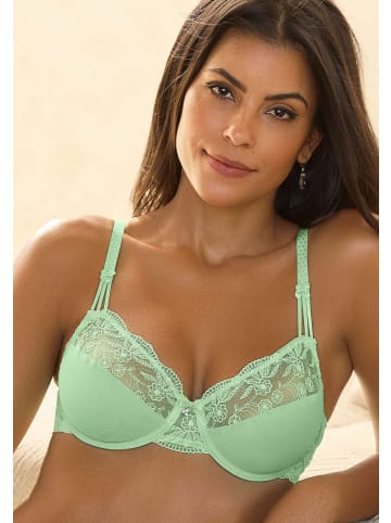 nuance Bügel-BH in hellgrün+weiß