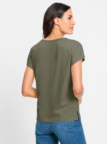 WITT WEIDEN Rundhals-Shirt in khaki