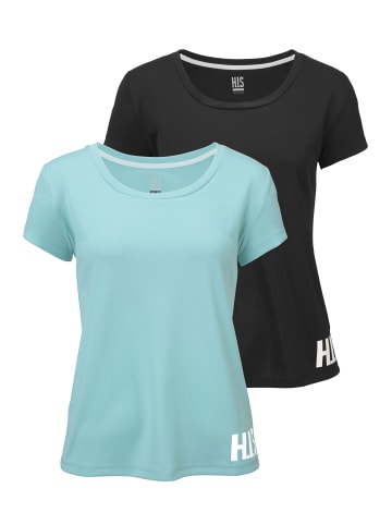 H.I.S. Funktionsshirt in Schwarz/Mint