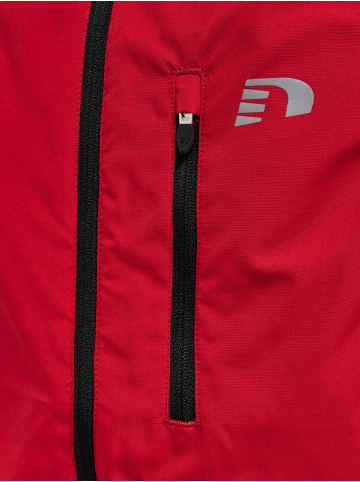 Newline Reißverschluss Vest Reflektierend Logo Kids Core Kinder in TANGO RED