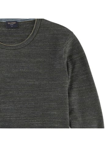 OLYMP  Rundhalspullover für Herren in grau