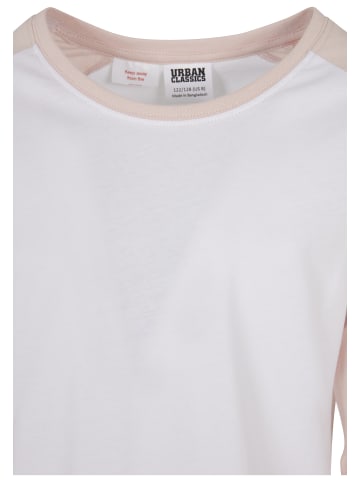 Urban Classics T-Shirt in white/pink