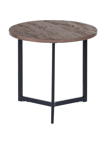 Beliani Beistelltisch TIPPO in Braun/Schwarz - (W) 50 x (H) 43 x (L) 50 cm