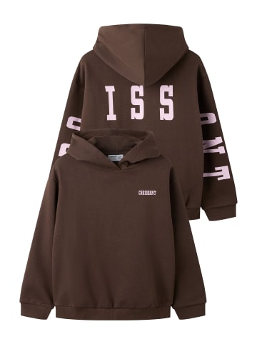 name it Hoodie in Seal Brown1