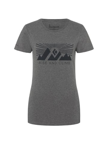 Black Diamond W RISE AND CLIMB TEE in Steingrau