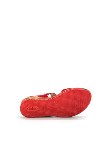 Gabor Fashion Plateau Sandale in rot