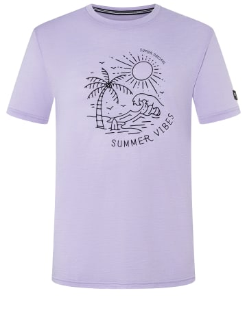 super.natural Merino T-Shirt in lila