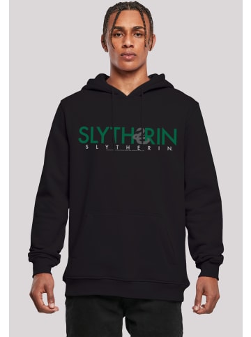 F4NT4STIC Hoodie Harry Potter Slytherin Text in schwarz