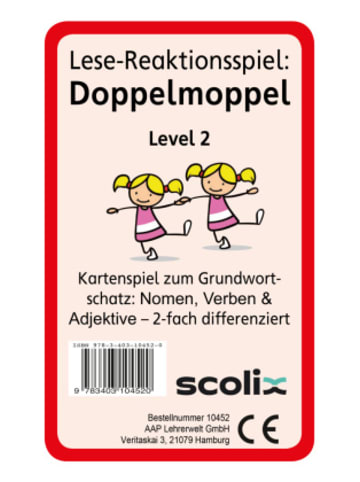 scolix Spiel - Lese-Reaktionsspiel: Doppelmoppel Level 2