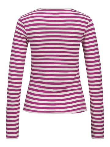 JJXX Langarm-T-Shirt in Fuchsia Red
