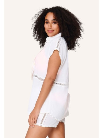 Linga Dore & Shorts Top in Off white