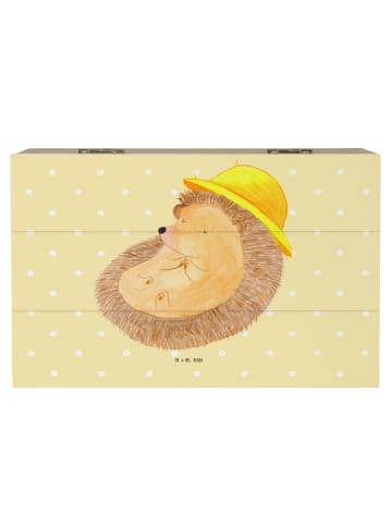 Mr. & Mrs. Panda Geschenkbox Igel Beten ohne Spruch in Gelb Pastell