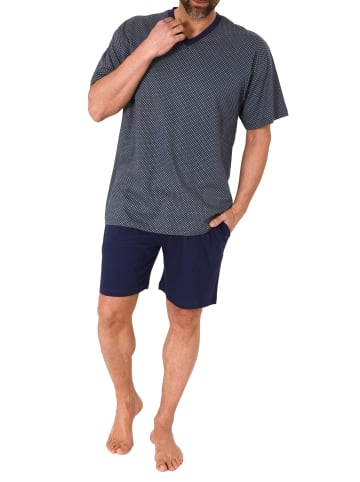 NORMANN Kurzarm Schlafanzug Shorty Pyjama - 78136 in gelb