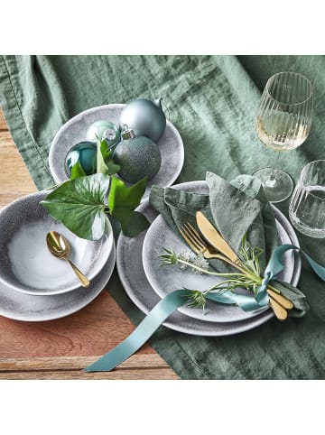 Butlers Frühstücksteller ATLANTIS 4er-Set in Grau