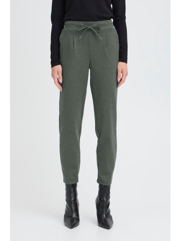 b. young Hose RIZETTA Regular fit in Green Gables Melange