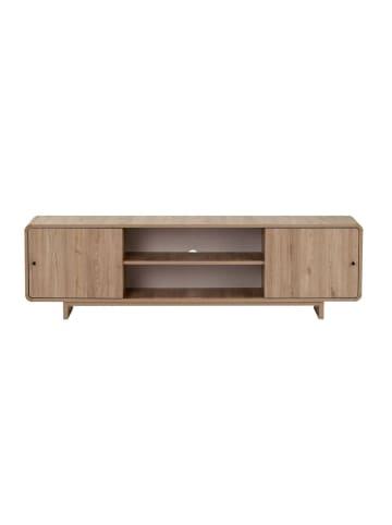 CALICOSY TV-Möbel CELENA in Eiche - (W) 180 x (H) 52 x (L) 34 cm