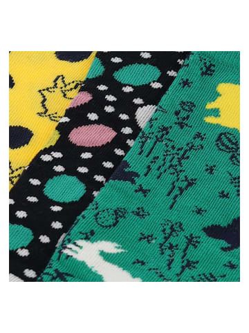 Yuhu Herren Oster Socken 3er Pack in Osterei Geschenkverpackung in Grün