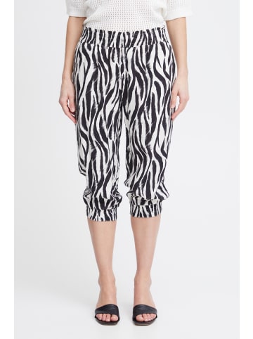 b. young Capri BYFALAKKA Regular fit in Black Animal Mix