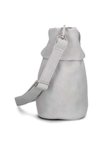 Zwei Mademoiselle.M Schultertasche 25 cm in nubuk ice