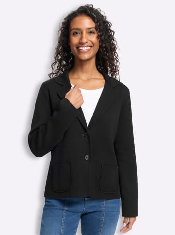 Heine Strickblazer in schwarz