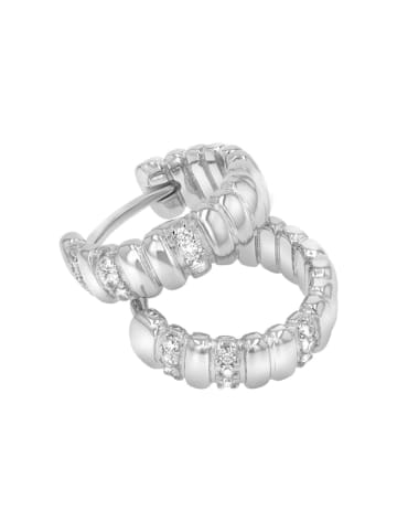 Noelani Creolen Silber 925, rhodiniert in silber
