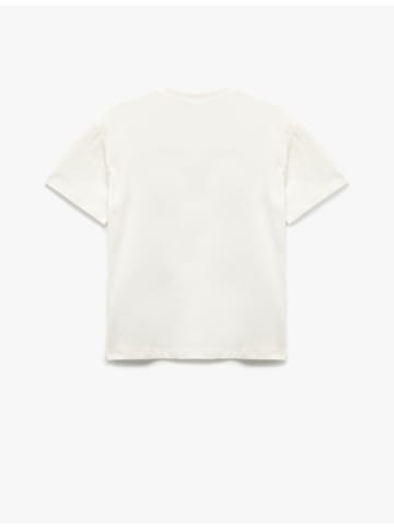KOTON TSHIRT SS in Ekru