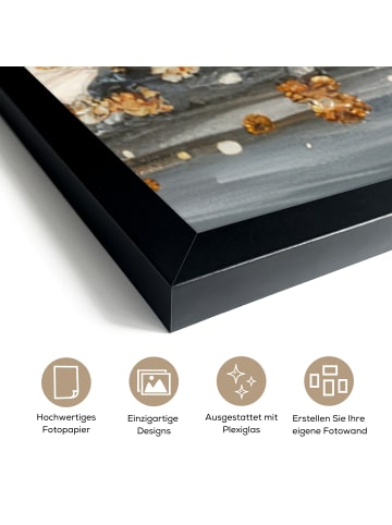 MuchoWow Poster mit Leiste Weißer Baum