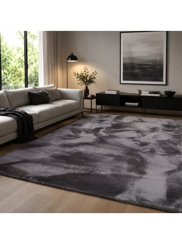 Pergamon Fellteppich Pearl in anthrazit