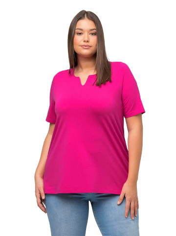 Ulla Popken Shirt in fuchsia pink