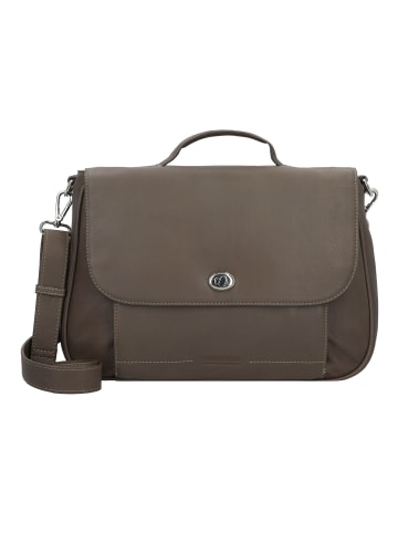 Leonhard Heyden Nizza Aktentasche Leder 39 cm Laptopfach taupe