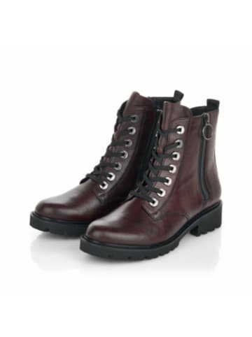 remonte Schnür-Stiefeletten für Damen in unifarben in uni