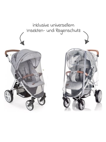 Graco Buggy & Sportwagen Eezefold DLX  mit Einhand-Faltmechanismus, in gray