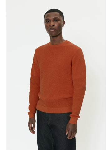 Matinique Strickpullover MAlagoon Gerade Passform in Gold Flame