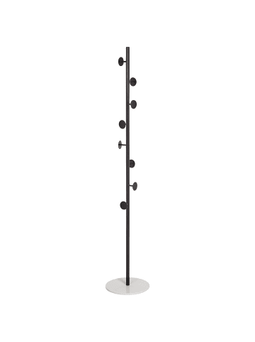 Beliani Kleiderständer NOTUS in Schwarz/Weiß - (W) 32 x (H) 170 x (L) 32 cm