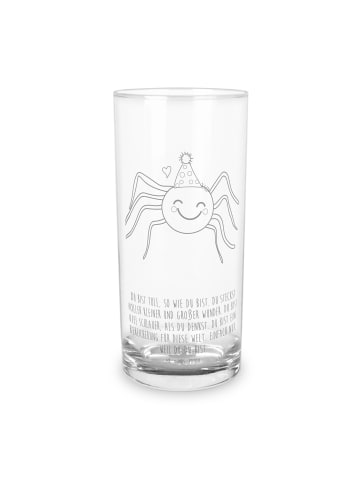 Mr. & Mrs. Panda Wasserbecher Spinne Agathe Party mit Spruch in Transparent