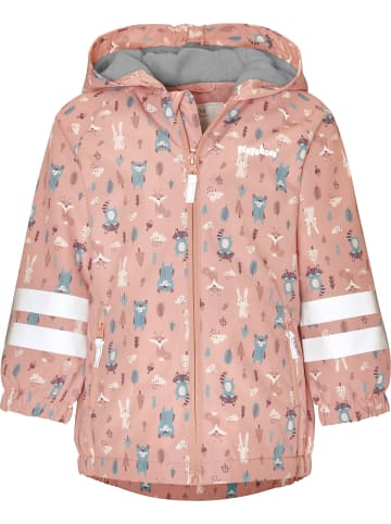 Playshoes Outdoor-Jacke Waldtiere Fleece-Futter in rosa