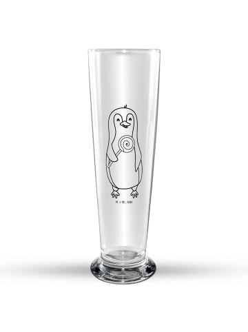 Mr. & Mrs. Panda Bierglas Pinguin Lolli ohne Spruch in Transparent