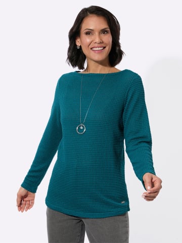 WITT WEIDEN Langarm-Shirt in aquapetrol