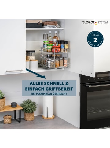 bremermann Teleskop-Gewürzregal ca. 21 x 23,5 x 28 cm (B/H/T)