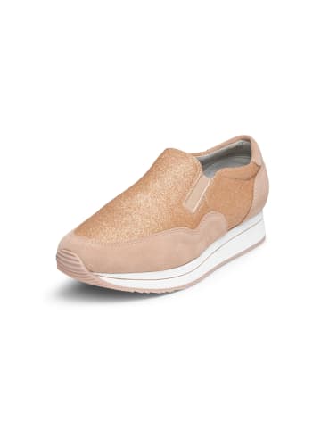 VITAFORM Echt Leder & vitaform Stretch Slipper in puder