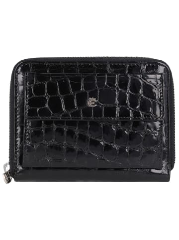 Esquire Nizza Geldbörse RFID Schutz Leder 15.5 cm in schwarz