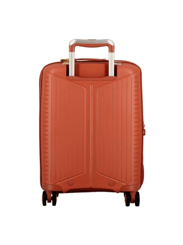 Jump Evae 4 Rollen Kabinentrolley 55 cm mit Dehnfalte in terracotta