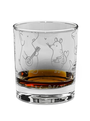 Mr. & Mrs. Panda Tumbler Glas Big Einheit mit Spruch in Transparent