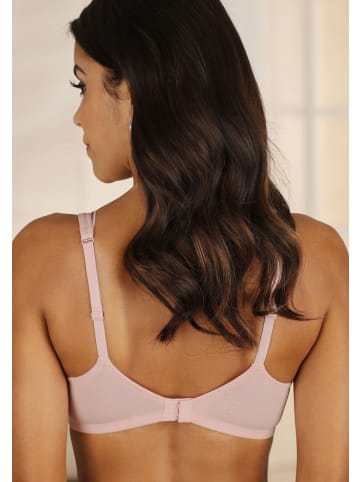 PETITE FLEUR T-Shirt-BH in rosa+weiß