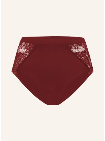 Erlich Textil  Margarete granatapfel mit Spitze aus Modal, Margarete salbei mit Spitze aus Modal, Margarete Taillenslip - seidig weich, Margarete Taillenslip mit Spitze aus Modal - seidig weich in weinrot