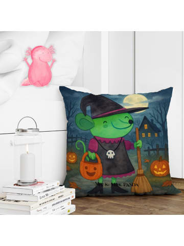 Mr. & Mrs. Panda Sofa Kissen Maus Hexe Design ohne Spruch in Weiß
