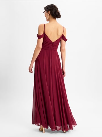 Marie Lund Abendkleid in bordeaux - 0001