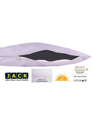 JACK 2er Set Outdoor Kissenhülle Kissenbezug 45x45cm in Flieder