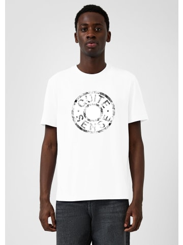 QS T-Shirt in 01D0_weiß